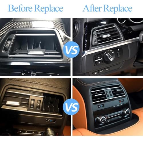 Panel de aire acondicionado de coche Serie 6 F06 F12 F13, soluciona la rejilla rota de tu CA 3