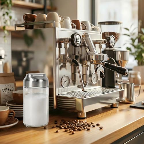 image for Aelga Sugar Dispenser with Flip-Top Pour Spout, 12 oz Glass Multi-Purp