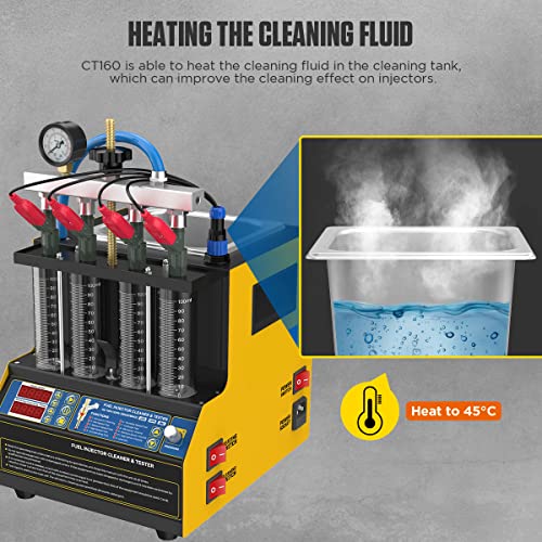 Fuel Injector Cleaner & Tester, CT 160 Automotive Fuel Injection Systems Cleaners,Fuel System Cleaners Testers 110V