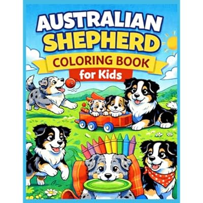 Australian Shepherd Coloring Book