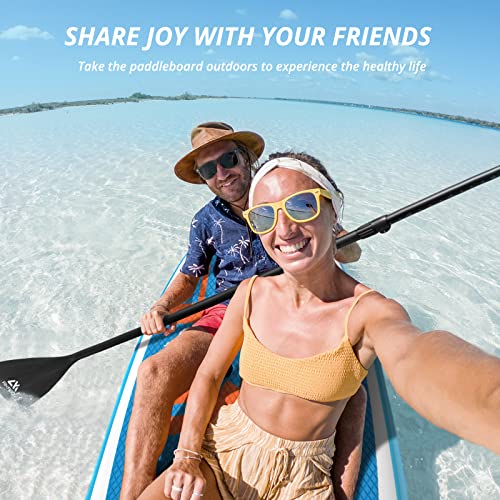 Akaso Inflatable Stand-Up Paddleboard, Yoga Sup With Backpack, Non-Slip Deck, Waterproof Bag, Leash, Floating Paddle And Hand Pump #TOP6