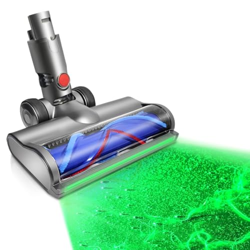 Brush Head Attachment with LED Light Compatible with Dyson V6
