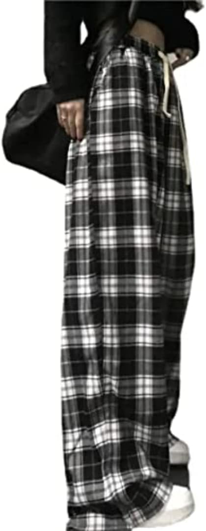 Plaid Goth Alt Pants Baggy Pants for Women Alt Clothing Alternative Clothing