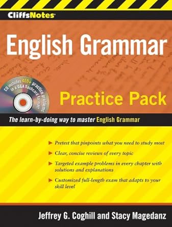 Cliffsnotes English Grammar Practice Pack [With CDROM] : Buy Online at ...