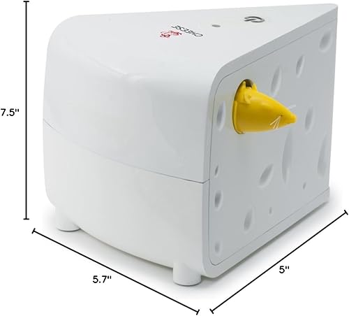 Miniatura 4 de PetSafe – Juguetes electrónicos para gatos, queso automático y Peek-A-Bird, juguete de escondidas, caza interactiva de pájaros y ratón, diversión