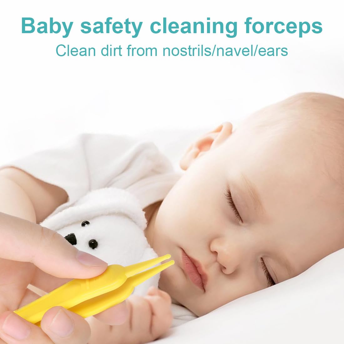 4 Pcs Pince à Épiler Pour Nez De Bébé, Sécurité Pour Bébé Brucelles, Pince à Épiler Pour Bébé, Pince à Épiler Pour Nettoyer Pince