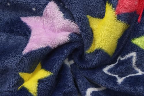 Image of Girls Soft Fleece Robes Plush Hooded Bathrobes Sleepwear for Kids 2-16 Years