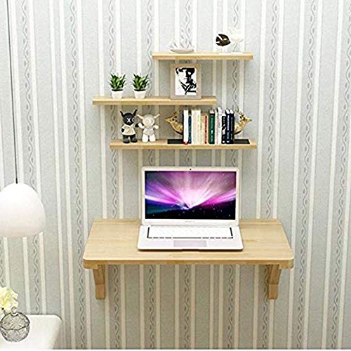 Table pliante murale en bois pour optimiser l'espace d'un petit studio
