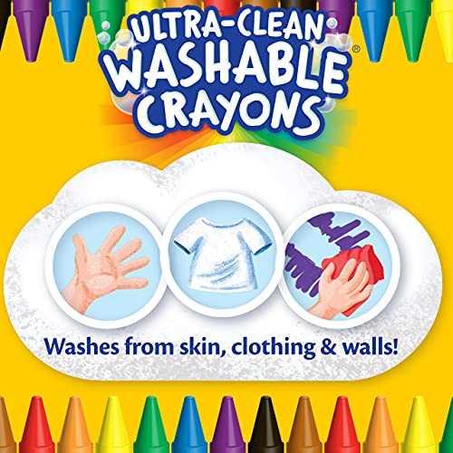 Crayola Canada 12 pack Crayola Ultra-Clean Washable Crayons, 24 Count by Crayola - Image 3