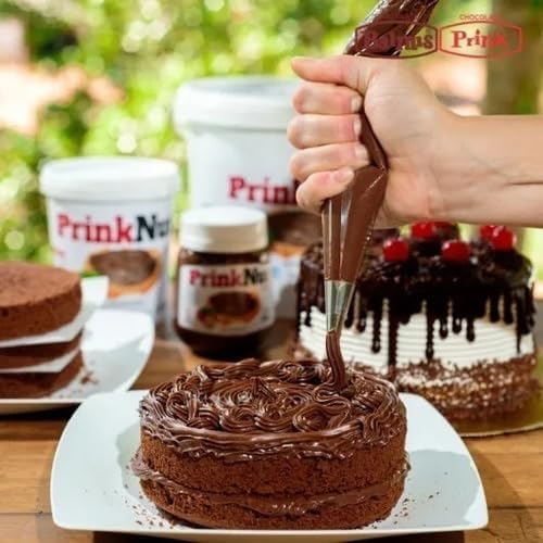 Creme de Avelã com Cacau PrinkNut 1kg - Delicioso e Cremoso, Chocolate Perfeito para Pães, Bolos e Sobremesas. Sem Glúten, Com Avelãs Selecionadas e Cacau de Qualidade, Semelhante a Nutella Com Extrema Qualidade Creme de Avelã com Cacau PrinkNut 1kg - Delicioso e Cremoso, Chocolate Perfeito para Pães, Bolos e Sobremesas. Sem Glúten, Com Avelãs Selecionadas e Cacau de Qualidade, Semelhante a Nutella Com Extrema Qualidade