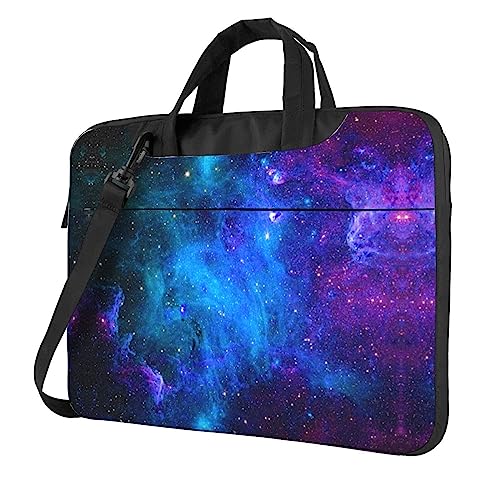 Sacoche ordinateur 13 14 pouces motif galaxie plage et étoile de mer