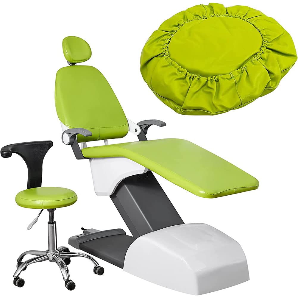 4 Parts/Set Chair Cover Protective Full Dental Advanced Elastic Seat Waterproof Washable Protector Sleeves(Color:Green)