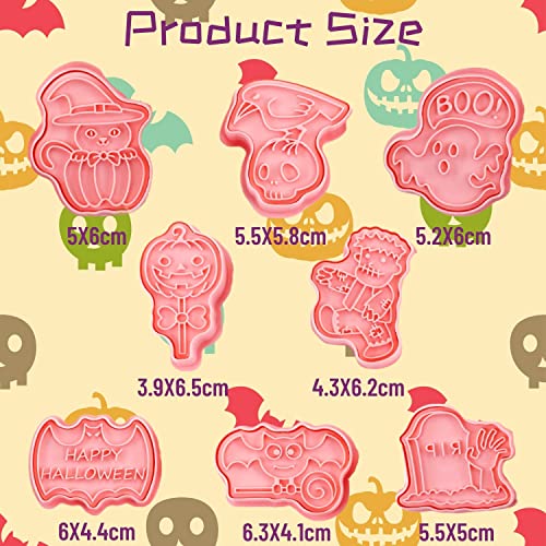 Best Halloween Cookie Cutters for Spooky Baking 8 8 Piece Halloween Cookie Cutter Set Plastic Pumpkin Skull Bat Ghost Witch Hat Candy