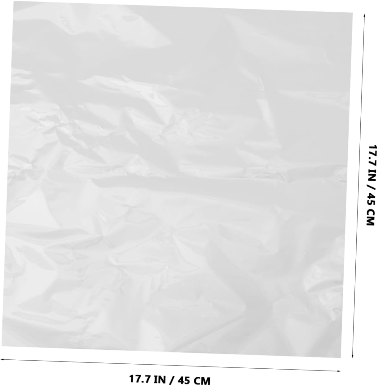 Beavorty 100Pcs Clear Cellophane Wrapping Paper Floral Bouquet Packaging Film for Weddings Birthdays DIY Presents Easy to Trim Lightweight Transparent Material