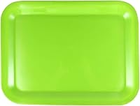 Vista 1 de Bandeja rectangular para servir aperitivo, plato de frutas, ensalada, filete, plato para servir platos para el hogar, restaurante, verde