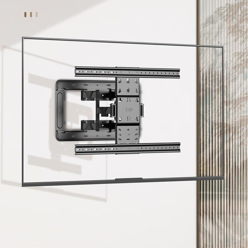 Support TV mural orientable pour éliminer les reflets et optimiser votre écran