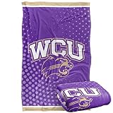 Western Carolina University Catamounts Blanket, 36" x 58", Logo Dots, Silky Touch Super Soft Throw