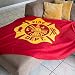 Fire Dept Fleece Blanket