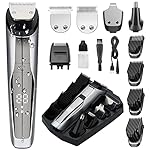 Homsor Beard Trimmer for Men Professional Cordless, Mens Beard Trimmer Kit, Electric Hair Trimmer Beard Clippers…