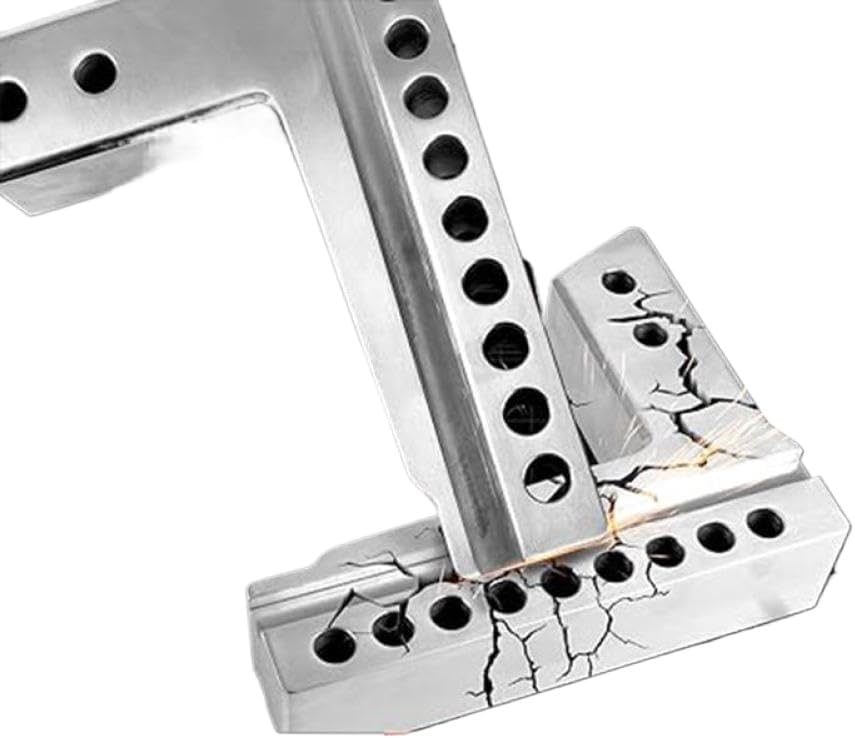 2.5-Inch Receiver for Trailer Hitch Ball Mount Load Bearing 18500LBS with 10-Inch Drop Rise Aluminum Drop Hitch