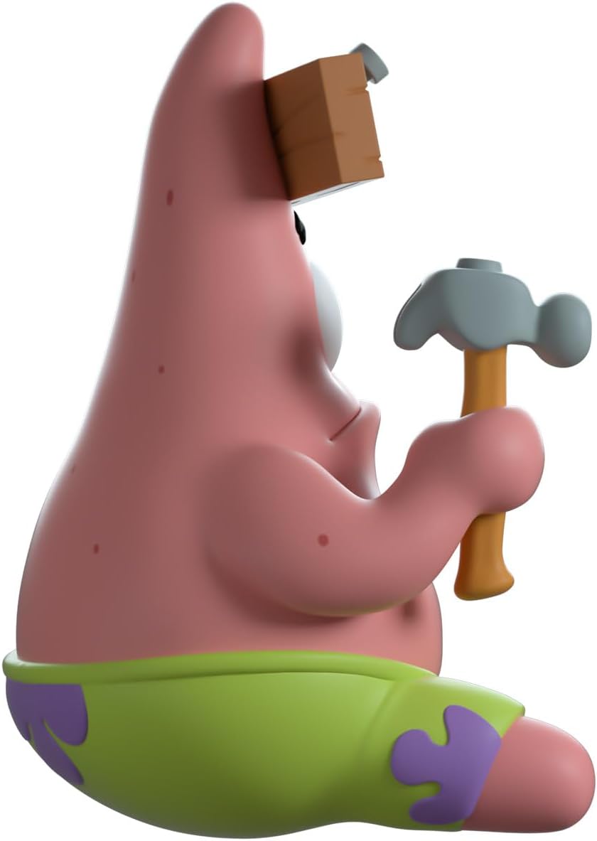 Youtooz Nail on The Head Patrick 4" Vinyl Figure, Nail on The Head Patrick from Spongebob Spongebob Collection