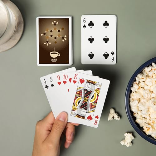 Baraja de 52 cartas tamaño póker con diseño químico miniatura 2