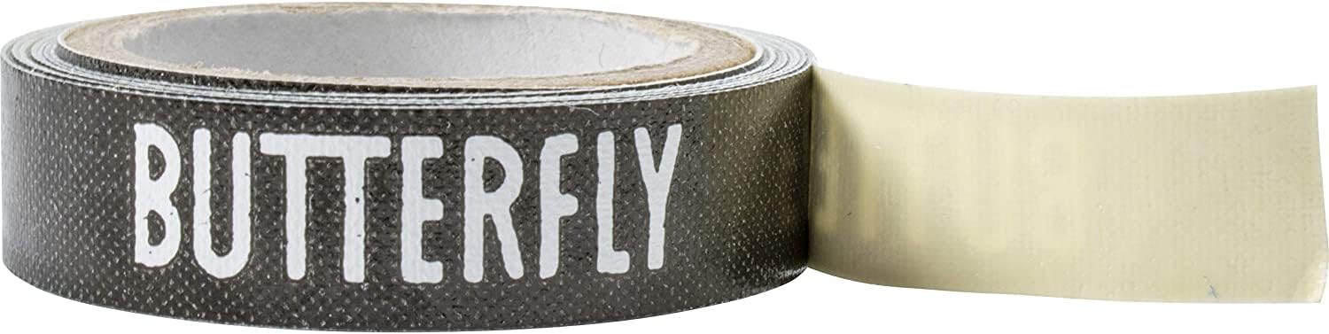 Butterfly Side Tape to Protect The Edges of Your Rubber and Blade for Table Tennis/Ping Pong Paddles - Color Black/White/Magenta Width 6mm Rolls Come in 10m (20 Rackets) 50m (100