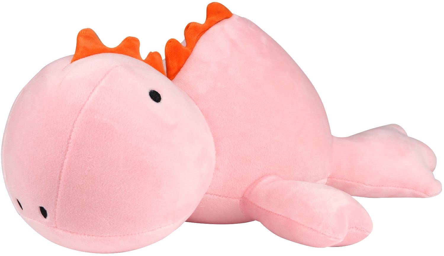 Cute Dinosaur Plush, 16" Soft Stuffed Animals Dinosaur Throw Pillow Plush Toy, Birthday Gifts for Kids (Pink)