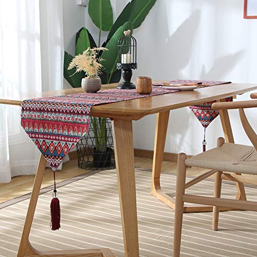 Fansu Runner da Tavola Etnico, Mandala Boho Fatto