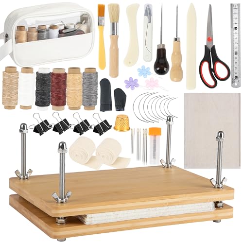 pamctry 50 Pcs Book Binding Kits for Beginners -...