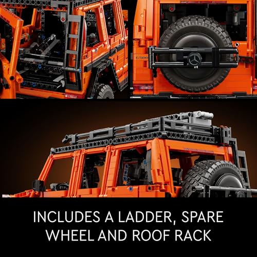 Image of LEGO Technic Mercedes-Benz G 500 Professional Line Car Building Set, G-Wagon Model Car Gift for Adults, 4X4 and Off-Road Vehicle, Mercedes-Benz Collectibles and Merchandise, 42177