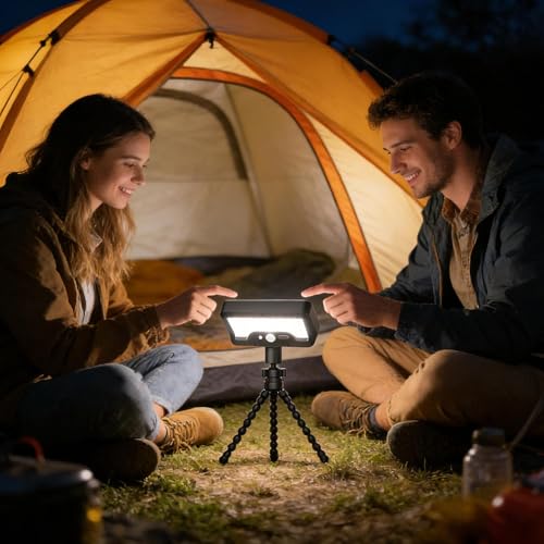 Luces solares para exteriores con sensor de movimiento y trípode ajustable 3