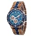 Imagen de Reloj de Madera para Hombre Personalizado con Grabado-Reloj Hombre Elegante Madera Olivo Correa Ajustable Ligero-Regalo Original Aniversario Cumpleaños Boda Detalle Único Artesanal