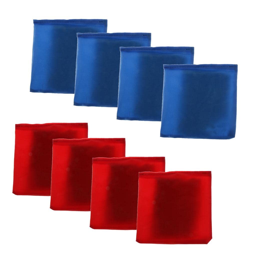 RNXRZANK 8pcs Weather Resistant Tossing Corn Hole Game Cornhole Bag with PVC Pellets