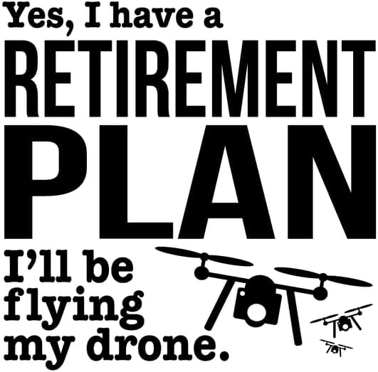 CafePress Drone Retirement Plan Mugs 20 oz Ceramic Coffee Mega Mug