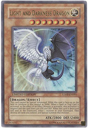 Amazon.com: Yu-Gi-Oh! - Light and Darkness Dragon (LDPP-EN001) - Light ...