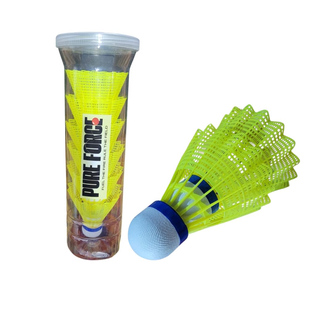 PUREFROCE Badminton Birdies,Nylon Shuttlecocks – High Elasticity & Durable Training Badminton, Stable Flight, Indoor/Outdoor, Ideal for Amateur Matches, Club Practice & Family Fun (601)-picture-16