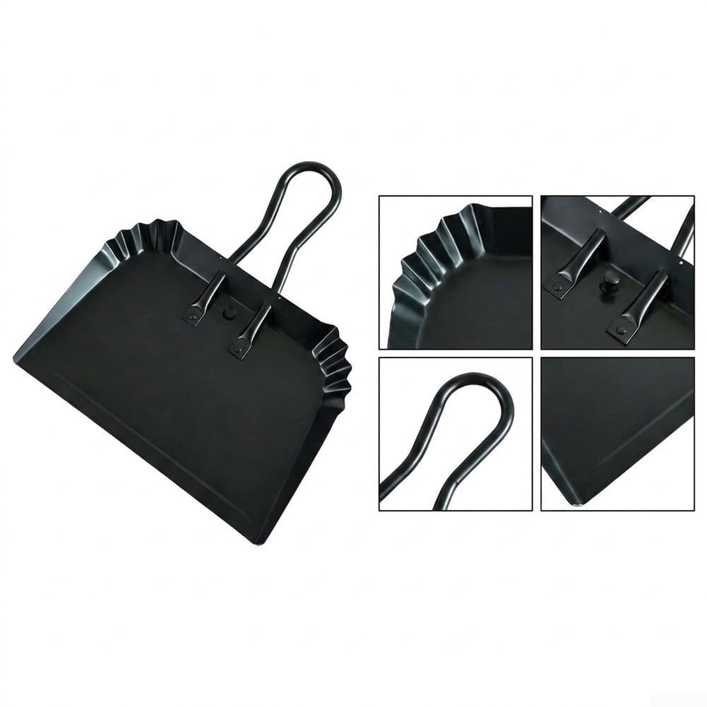 à pour poussière 42cm pour Cendres et Déchets à pour poussière(Black Large)