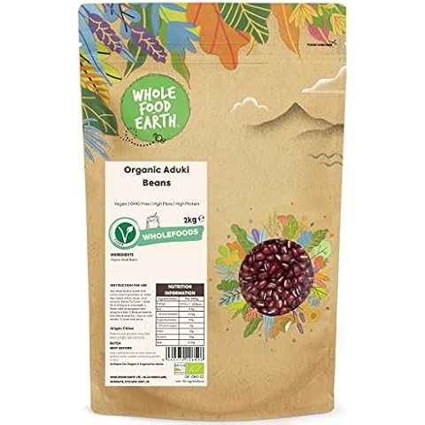 Wholefood Earth Organic Aduki Beans 2kg Vegan Cover
