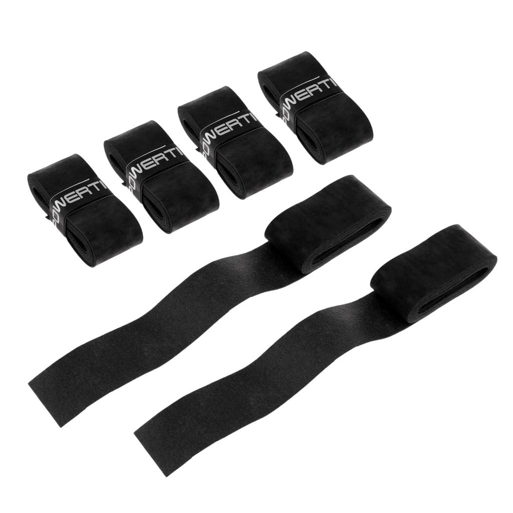 ATORSE 6 Pieces Tennis Badminton Squash Racket Grip Overgrip Tape Black-image-23