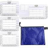 Envelope and Address Stencil Ruler Guide and Template for Writing, Calligraphy, Recipe Cards, Wedding Invitations, Thank You Notes, Baby Shower Invitations, Holiday Cards and DIY Labels- 4Pcs 4 Style