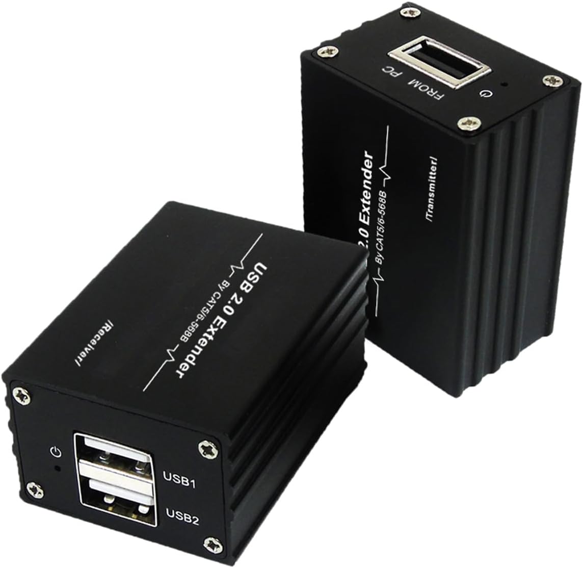USB Extender 70m Extension -Signal Amplifier 2 Ports USB2.0 to RJ45 Network Extender