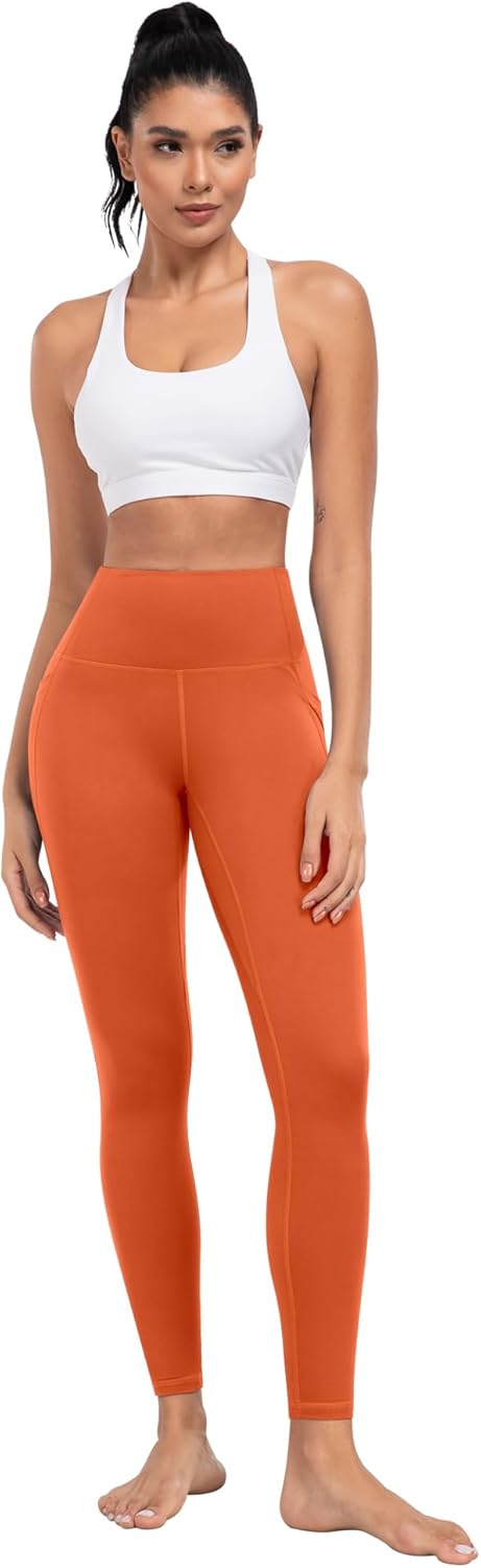 ATHVOTAR Leggings with Pockets for Women, 7 Packs High Waisted Workout Tummy Control Yoga Pants - Image 2