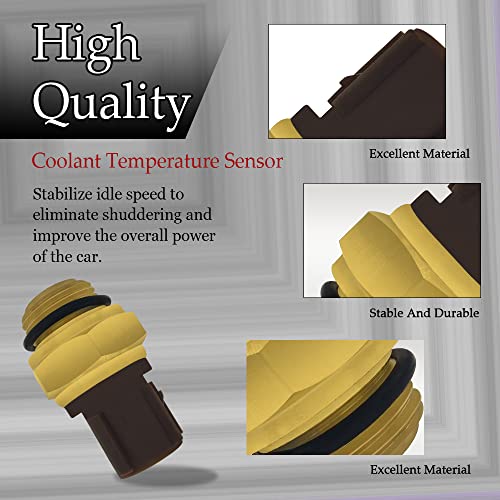 Radiator Coolant Fan Switch, Engine Coolant Temperature Sensor, 37760-P00-003 Water Temperature Sensor Compatible With Honda Acura Cl Integra Rsx Tl, Civic Cr-V Odyssey #TOP2