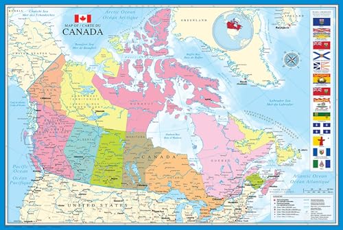 AllPosters Wall Poster Map of Canada, 36x24