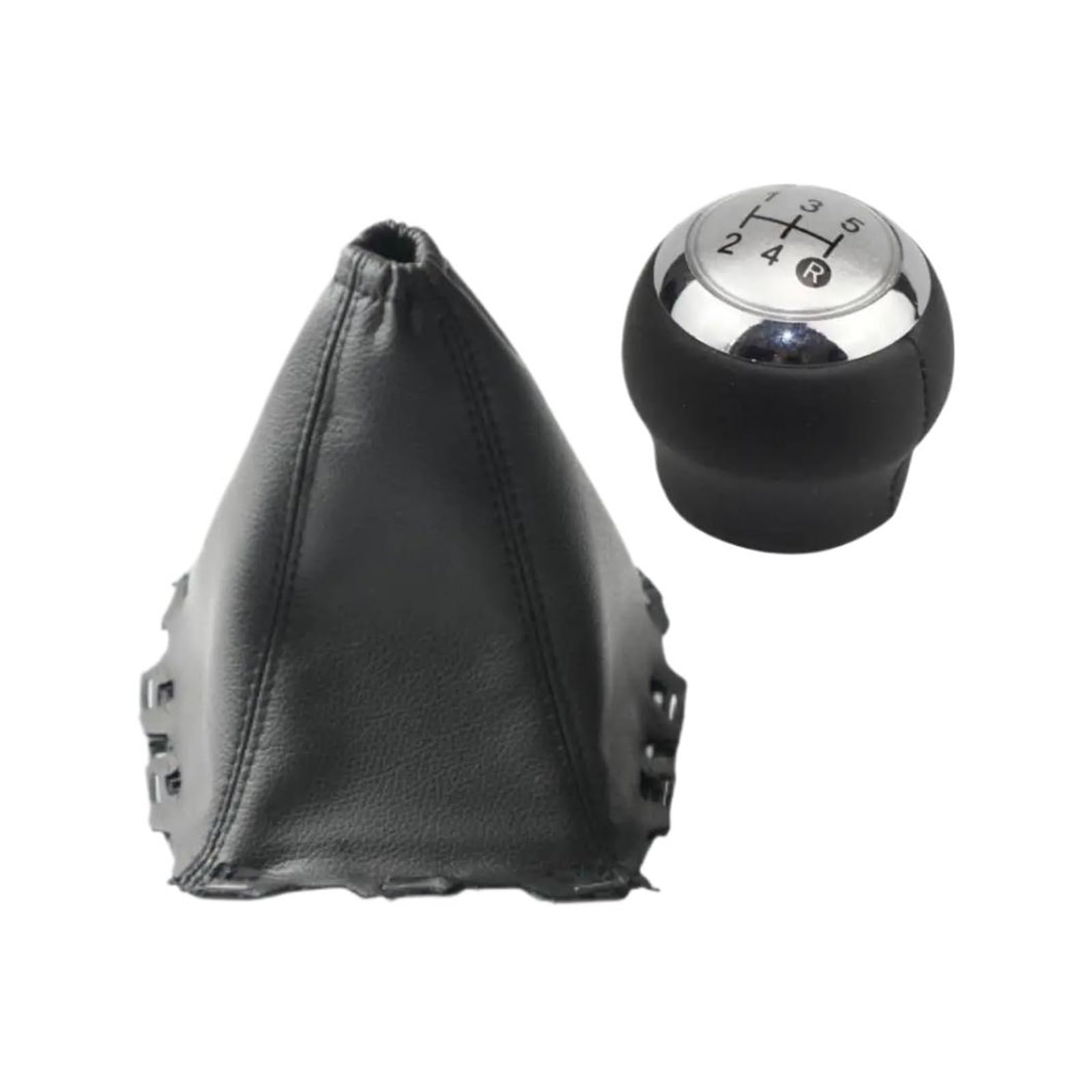 Lvgvzttgkm 5 Speed Silver 2Pcs Performance Shift Lever Knob For Toyota Avensis Iii T27 (2008-2015)