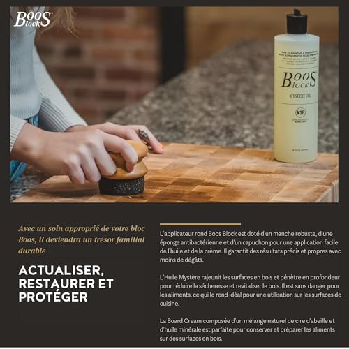 Planche a decouper epaisse en bois stable pour ne plus abimer vos couteaux - 5