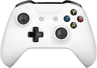 QinWenYan Gamepad para Juegos Blanco Gamepad sin Hilos del Juego de Gamepad del regulador se Puede Utilizar for el móvil del Ordenador para Juegos (Color : White, Size : 18.1x17.5x7.08cm)