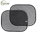 Mijoyee-(2 Pack),Static Cling Car Window Sun Shade Blocks UV Rays,Large 17x14 inches Car sun shades, Baby Car Sunshade for Kids. Protection from Harmful UV Rays