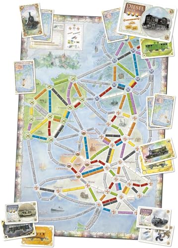 Ticket to Ride United Kingdom + Pennsylvania miniatura 5